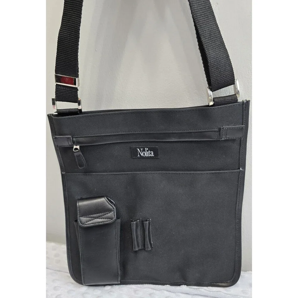 Vintage 90s Graham Webb England Nolita Hair Care Hairstylist Cross Body Purse Ad